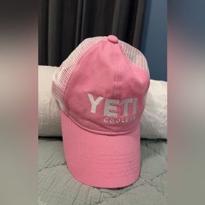 Pink SnapBack YETI cooler hat